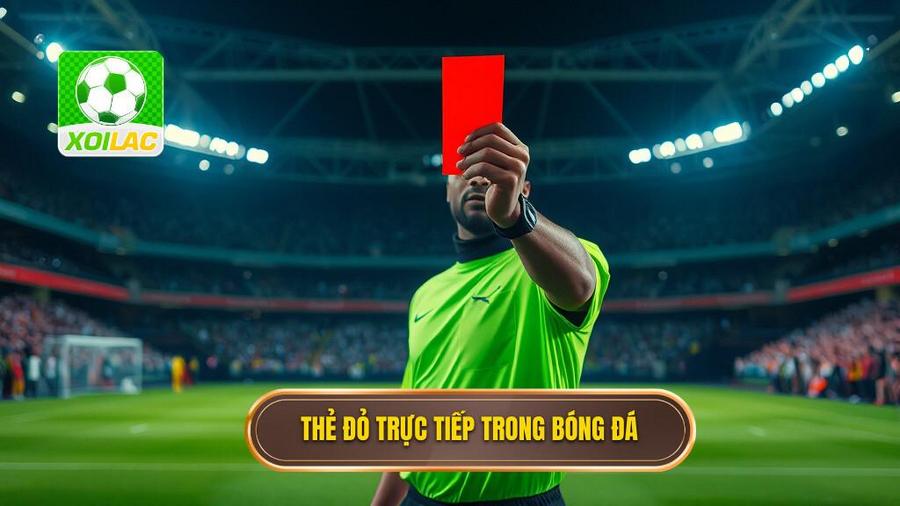 1. Thẻ đỏ trực tiếp trong bóng đá