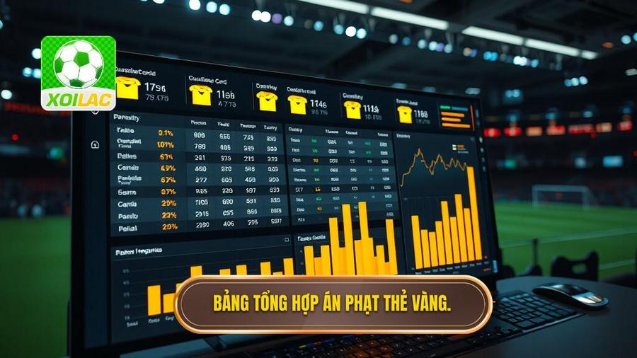 3. Bảng tổng hợp án phạt thẻ vàng.