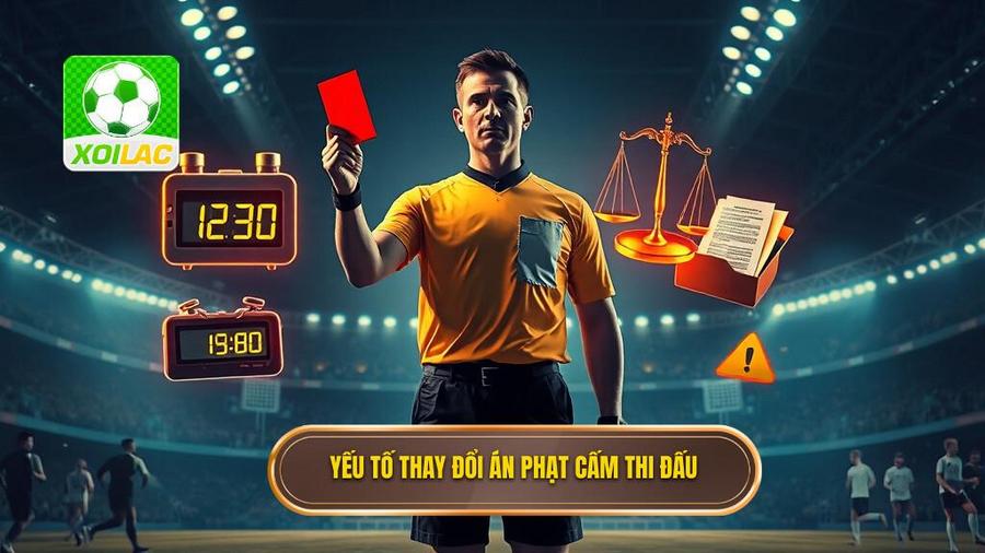 3. Yếu tố thay đổi án phạt cấm thi đấu
