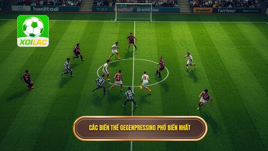 Các biến thể phổ biến của chiến thuật Gegenpressing