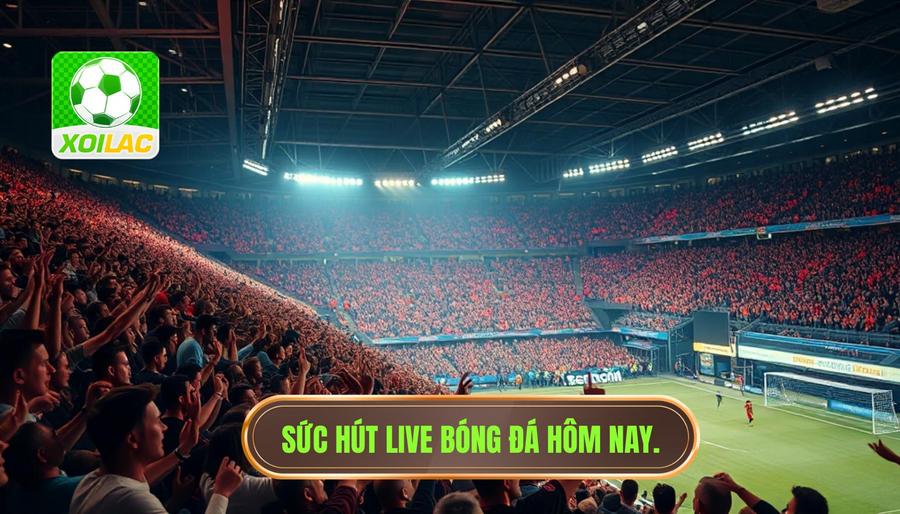 Sức hút của live bóng đá hôm nay cực nóng trong lòng người hâm mộ