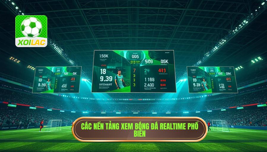 Các nền tảng phổ biến để theo dõi bóng đá realtime hiện nay